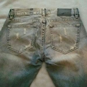 Rude Hot Topic Men's Light Wash Skinny Jeans